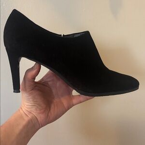 Stuart Weitzman Suede Heel Booties